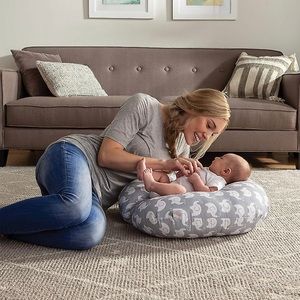 Boppy baby lounger pillow elephant print